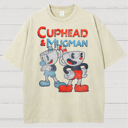 Cup Pair Vintage Distressed T-shirt