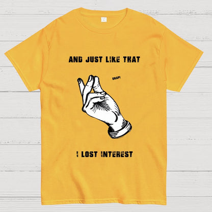 I Lost Interest Geek T-Shirt
