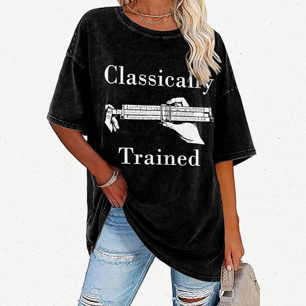 Slide Rule Classically Trained Vintage Distressed T-shirt