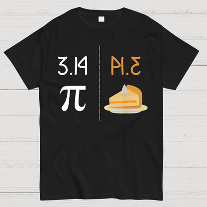 Funny PI Mirror Image Of 3.14 Is PIE Geek T-Shirt