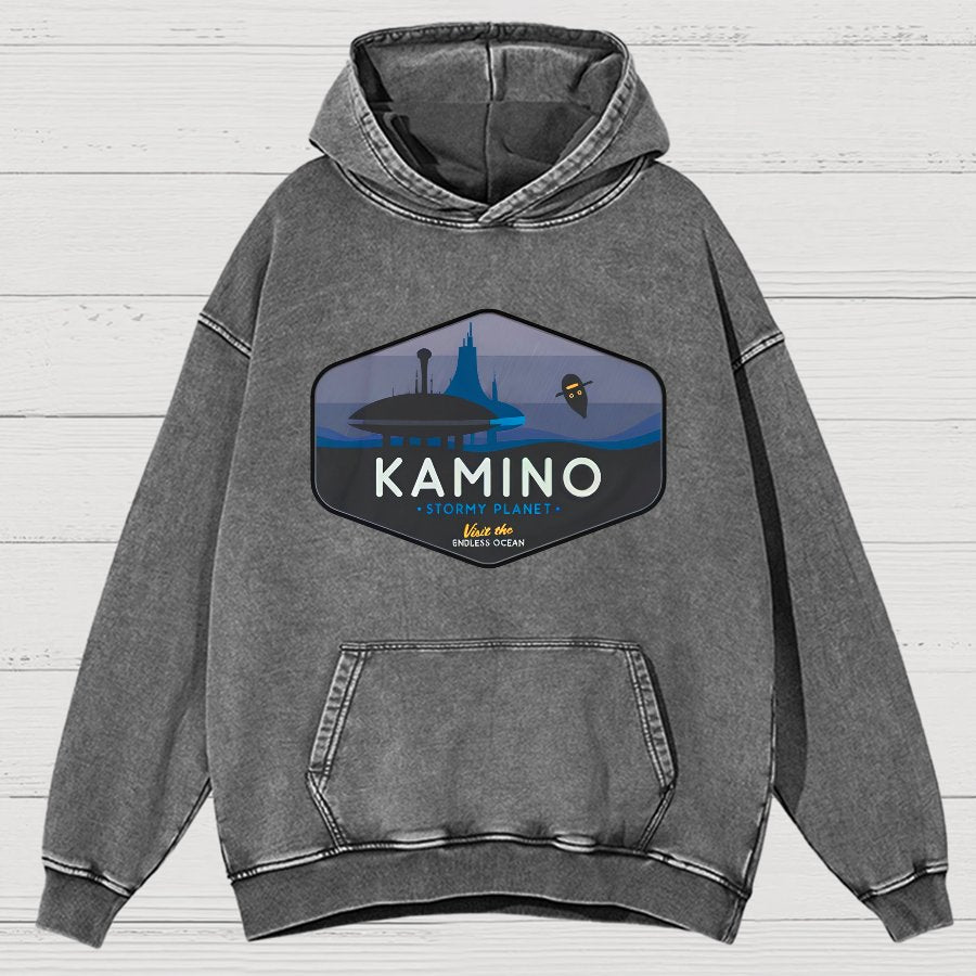 Kamino Vintage Distressed Hoodie