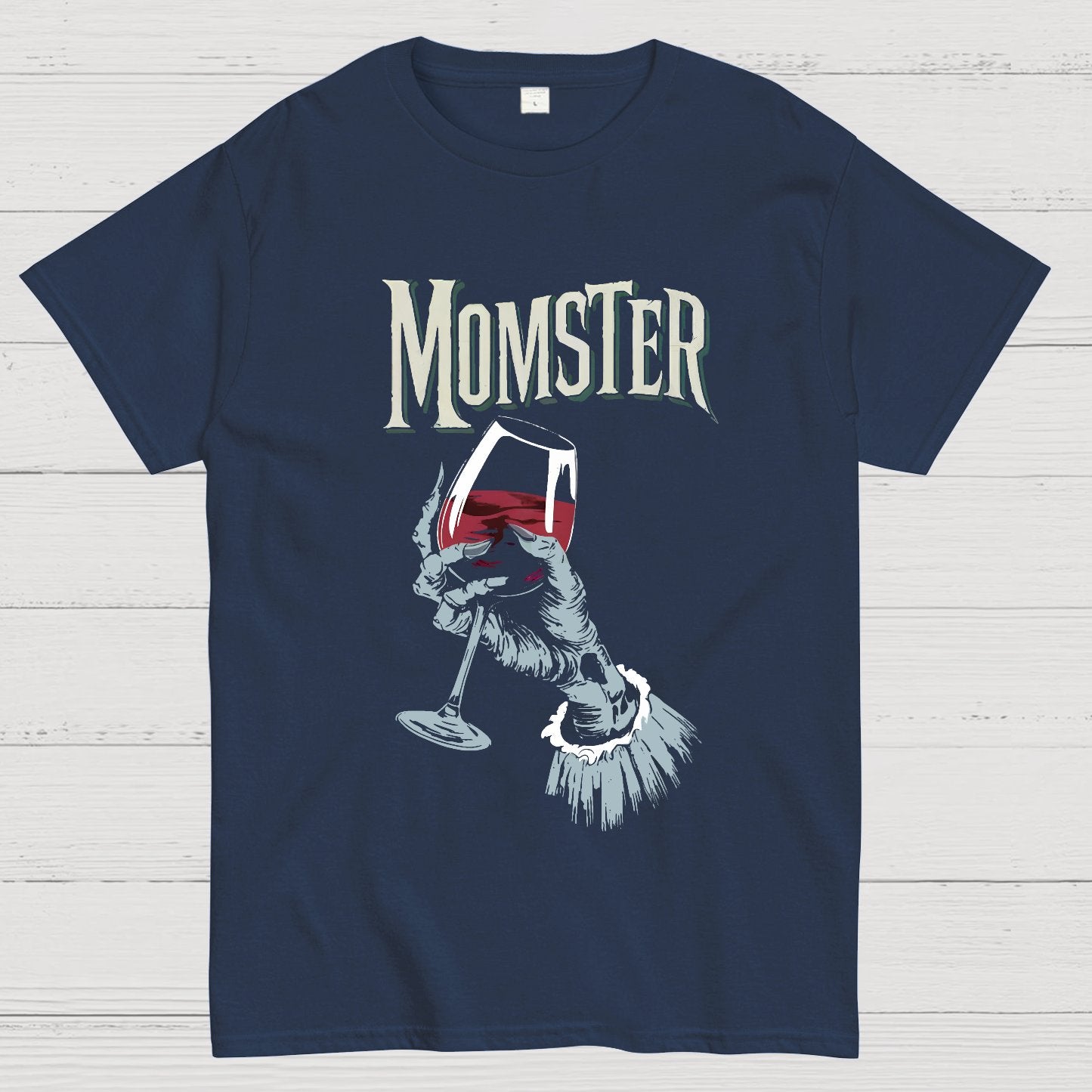 Funny Momster Design Halloween Art Geek T-Shirt