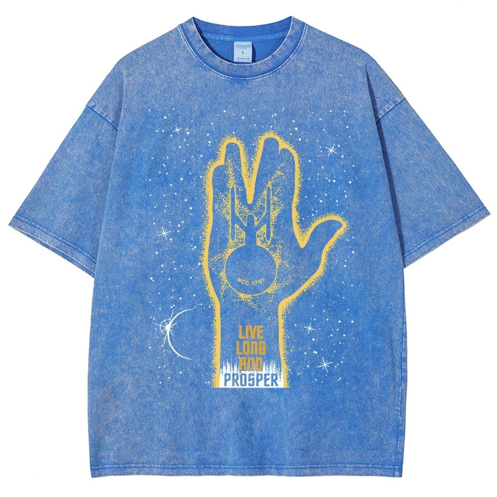 Live long and prosper Vintage Distressed T-shirt