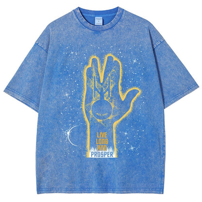 Live long and prosper Vintage Distressed T-shirt