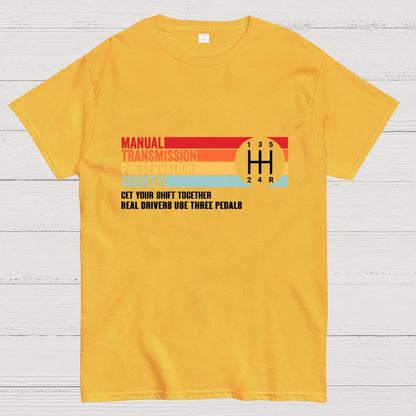 The Manual Transmission Preservation Society Geek T-Shirt