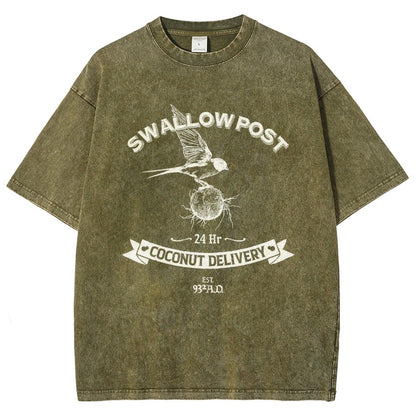 Swallow Post Vintage Distressed T-shirt