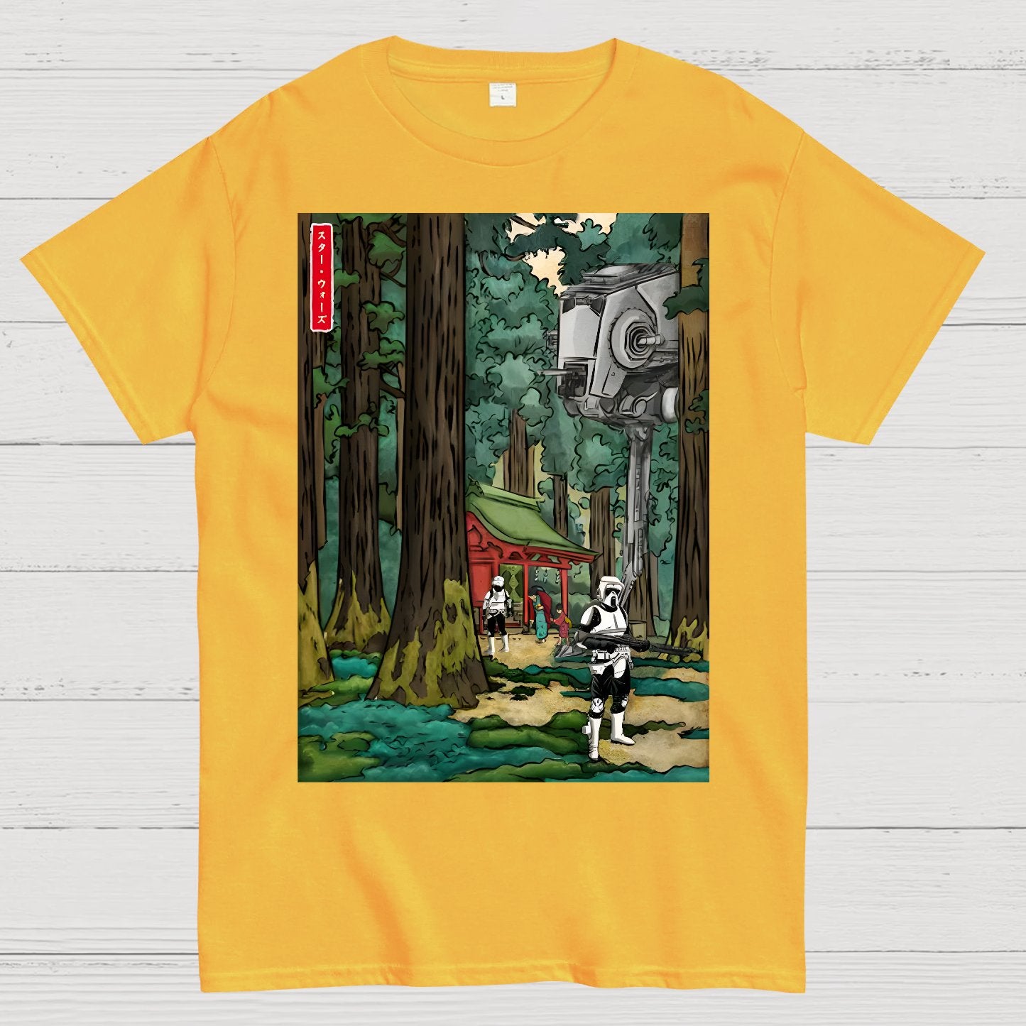 Mystic Cosmos in japanese forest Geek T-Shirt
