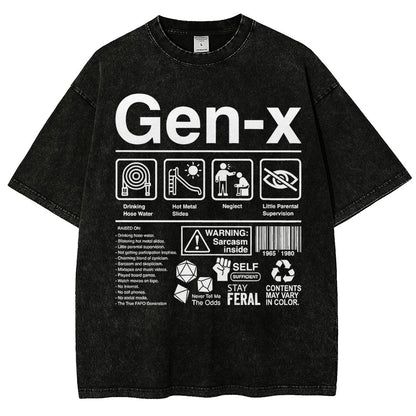 Gen X Label Vintage Distressed T-shirt