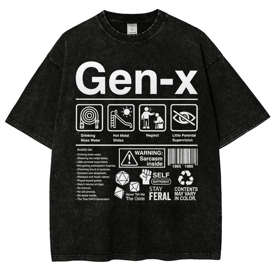 Gen X Label Vintage Distressed T-shirt