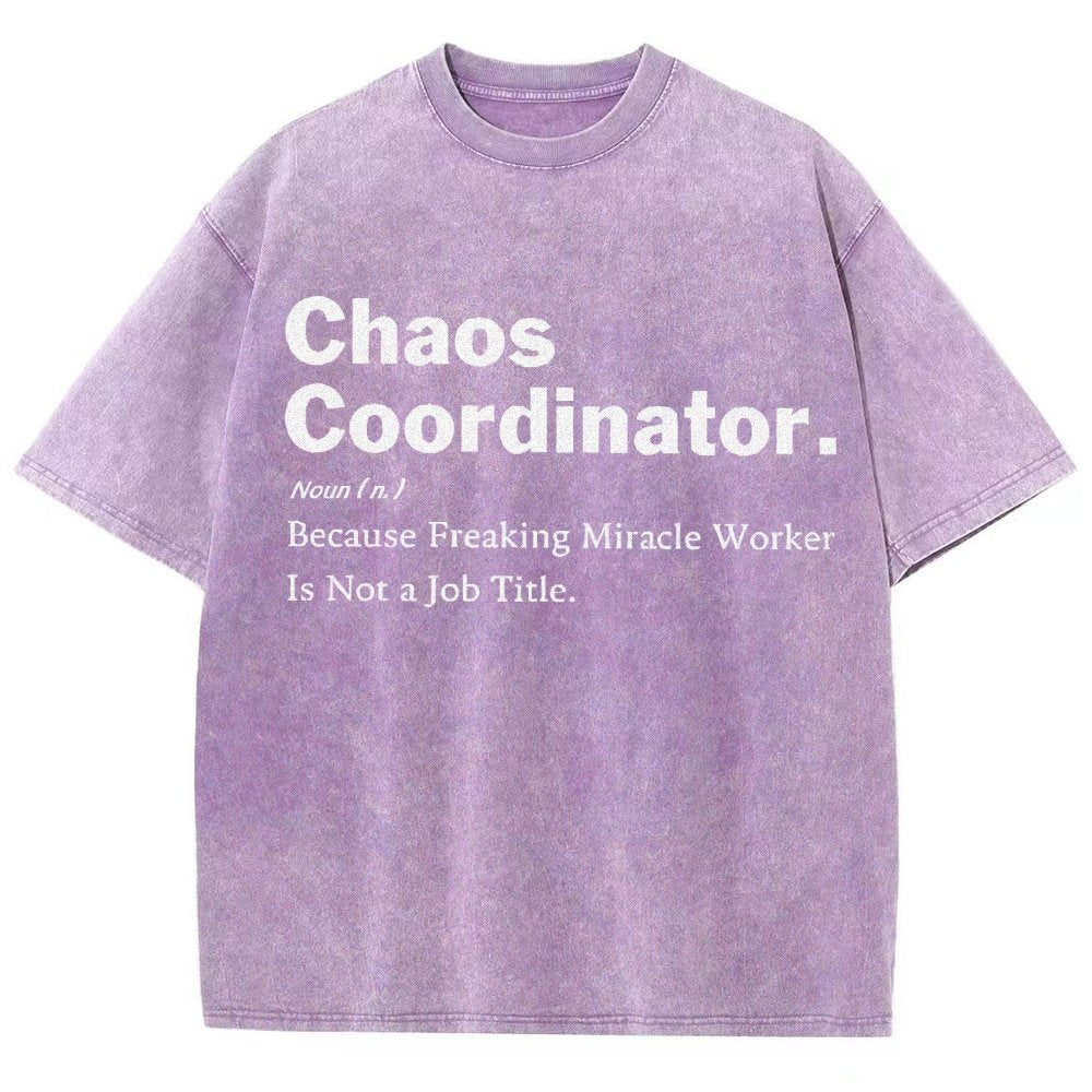ChaosCraft Vintage Distressed T-shirt