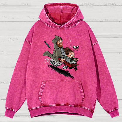 Ben And The Princess Vintage Distressed Hoodie