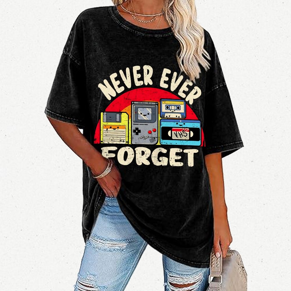 Never Forget Vintage Distressed T-shirt
