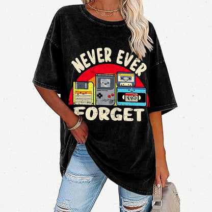 Never Forget Vintage Distressed T-shirt