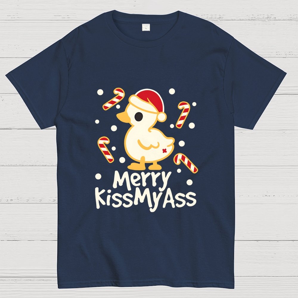 Duck Merry Kissmyass Geek T-Shirt