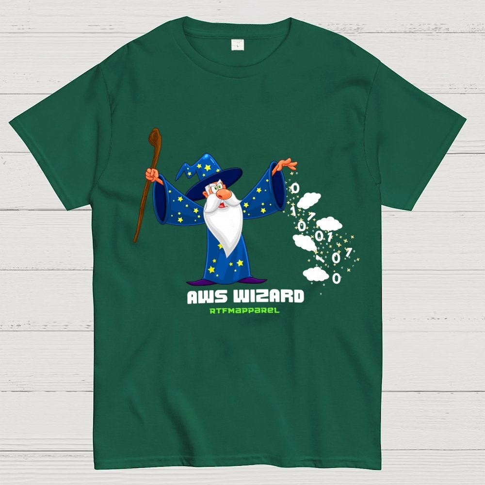 AWS Wizard , Sysadmin Geek T-Shirt