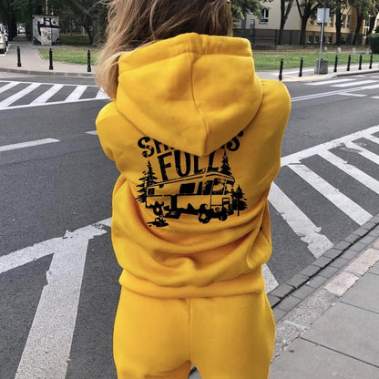 Shitters Full Printed Back Unisex Cotton Hoodie