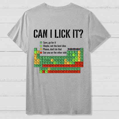 Can I Lick It  Back Printing Geek T-Shirt