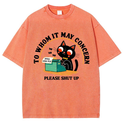 To Whom It May Concern Vintage Distressed T-shirt