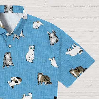 Cat Art Painting Geek Hawaiian Shirt