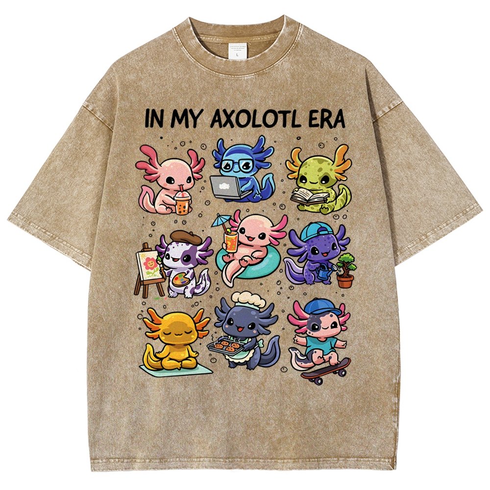 In My Axolotl Era Vintage Distressed T-shirt
