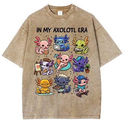 In My Axolotl Era Vintage Distressed T-shirt