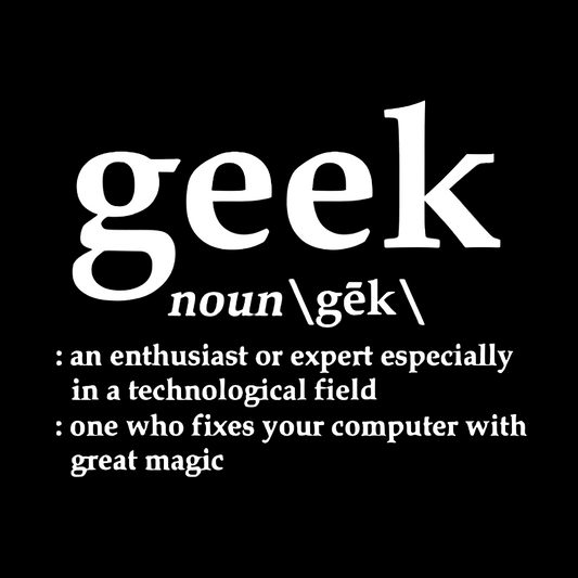 Geek Definition Cotton Sweatshirt