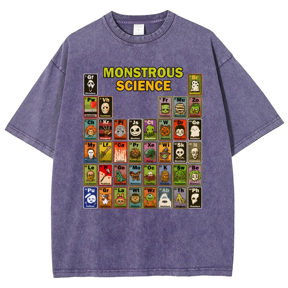 Monstrous Science Vintage Distressed T-shirt