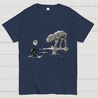 Empire Robot Dog-Planet Battles Geek T-Shirt