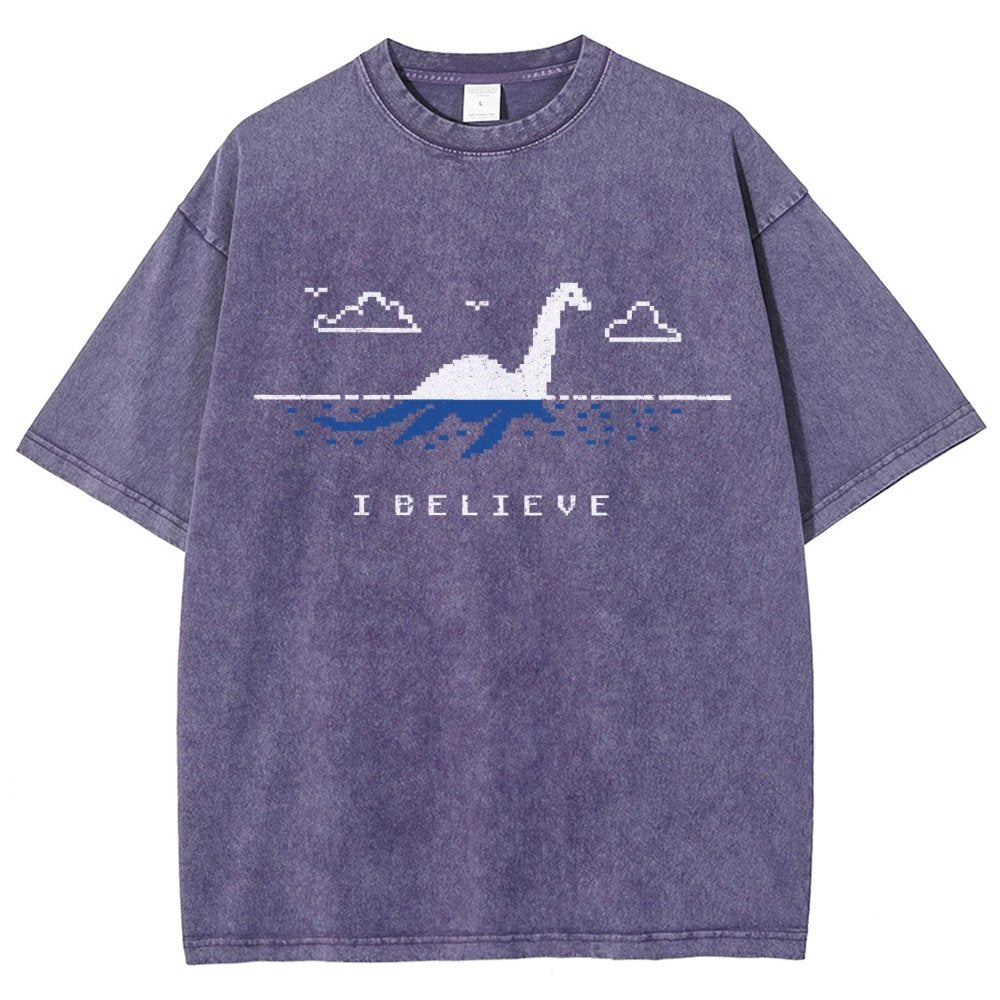 I Believe Vintage Distressed T-shirt
