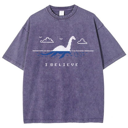I Believe Vintage Distressed T-shirt