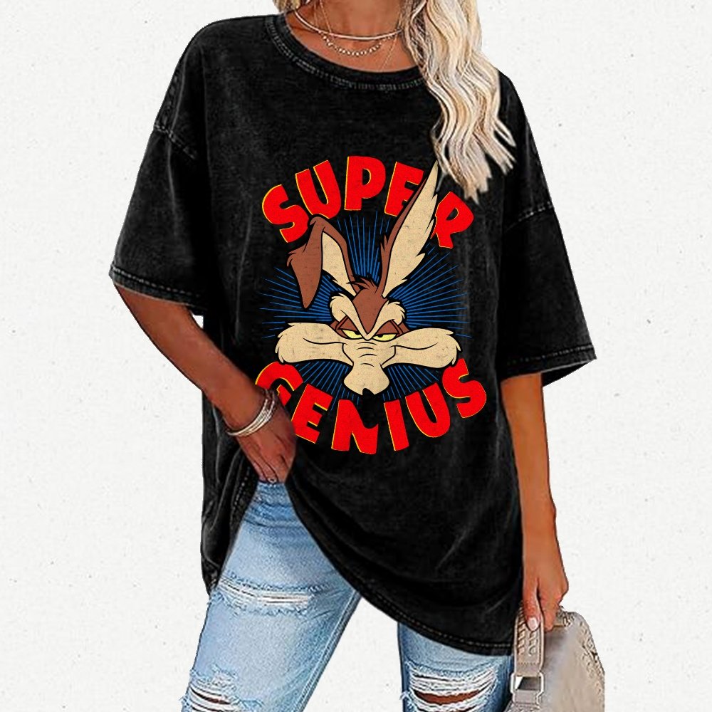 Super Genius Vintage Distressed T-shirt