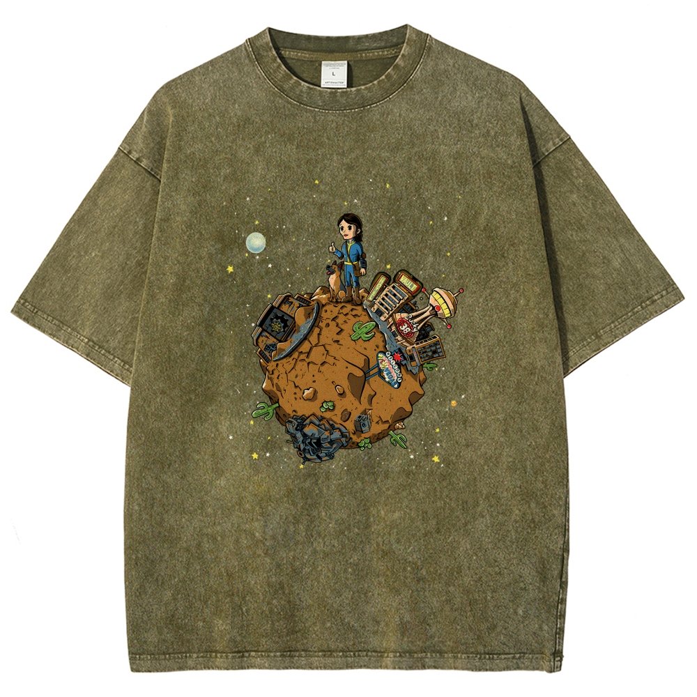 Le Okey Dokey Vintage Distressed T-shirt