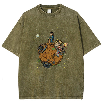 Le Okey Dokey Vintage Distressed T-shirt