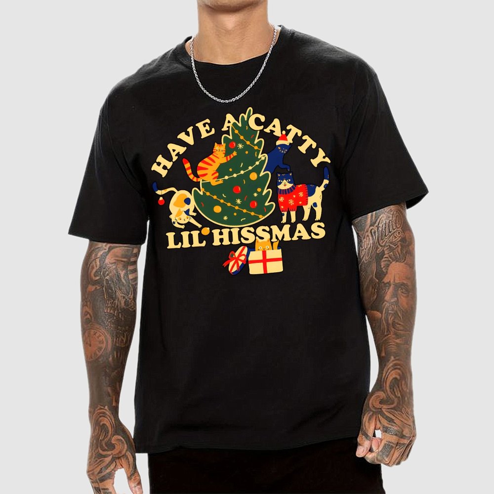 Have A Catty Lil Hissmas Geek T-Shirt