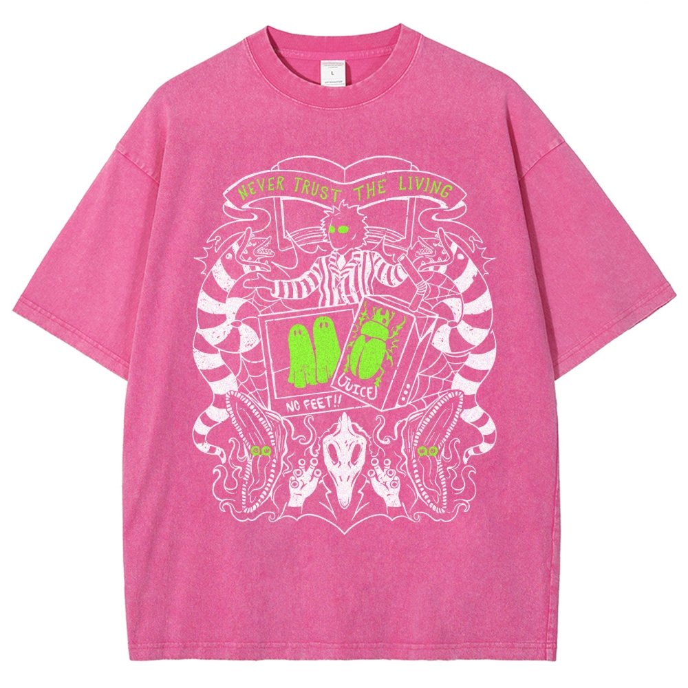 Never Trust the Living Vintage Distressed T-shirt