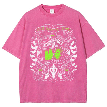 Never Trust the Living Vintage Distressed T-shirt