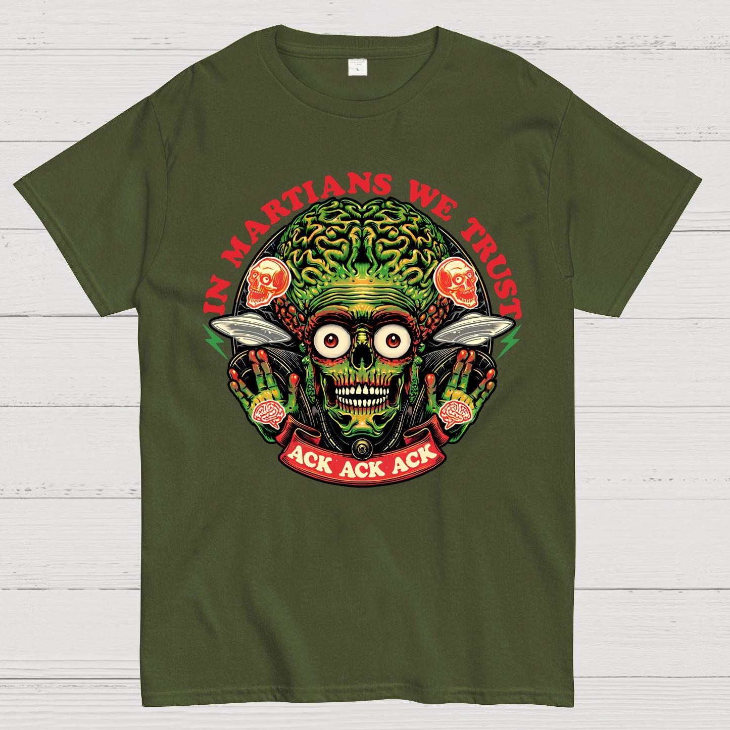 In Martians We Trust Geek T-Shirt