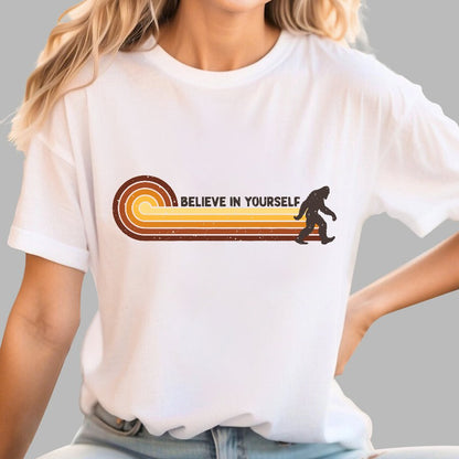 Vintage Creature Believe In Yourself Geek T-Shirt