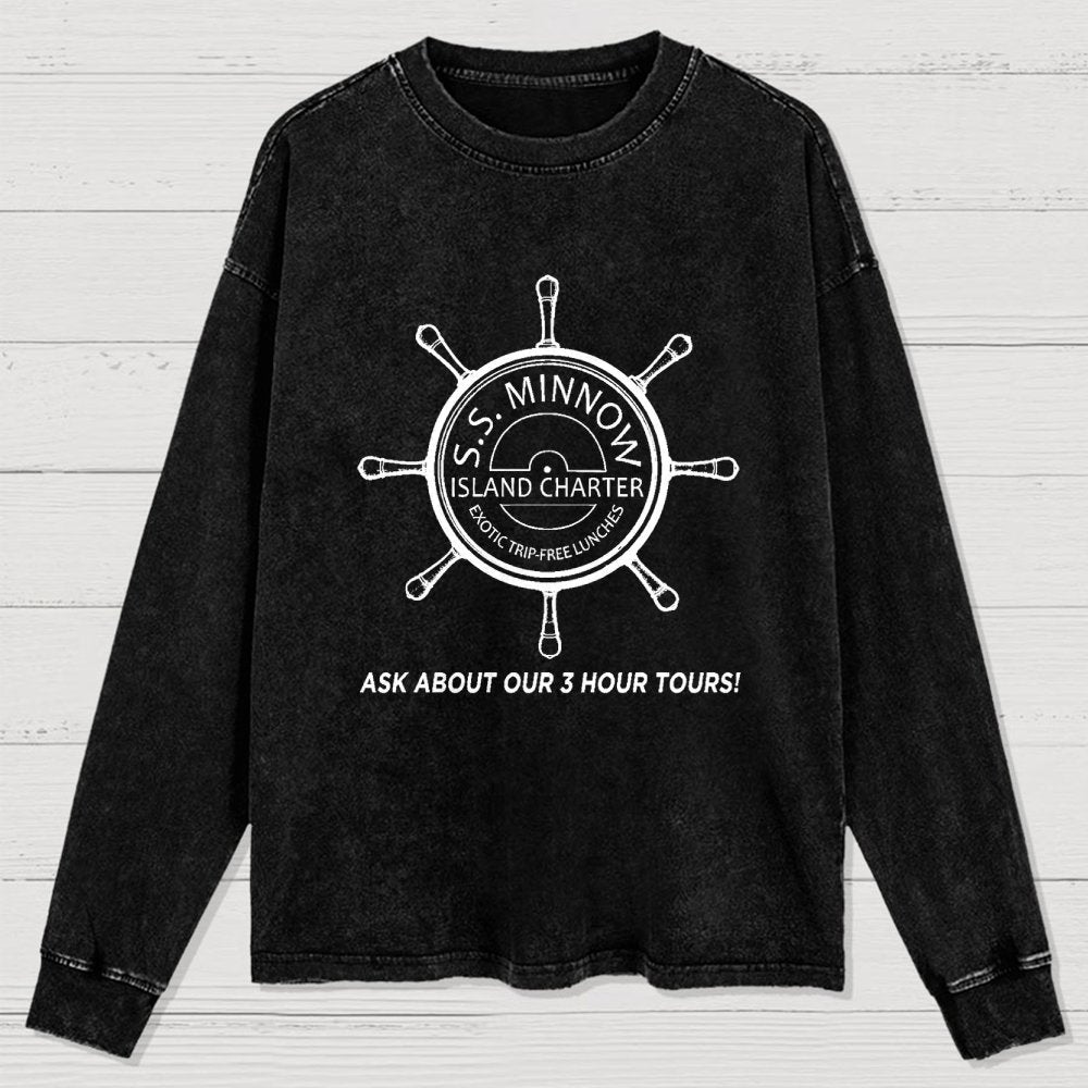 Mystery Ship Tour Washed Long Sleeve Tee