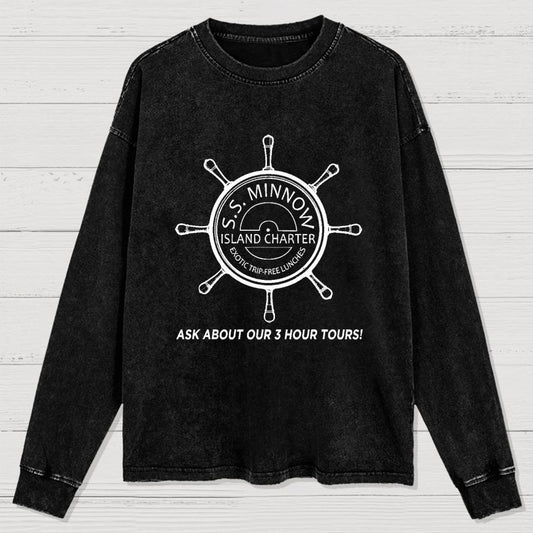 Mystery Ship Tour Washed Long Sleeve Tee