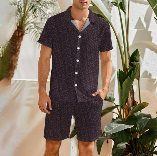 Medieval Weapons Hawaiian Shirt Set