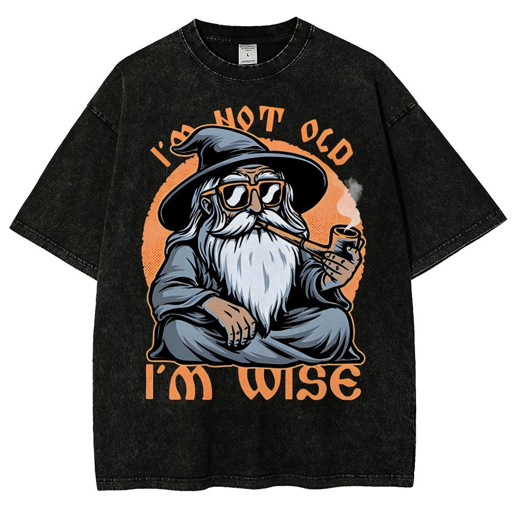 Wise Old Wizard Vintage Distressed T-shirt