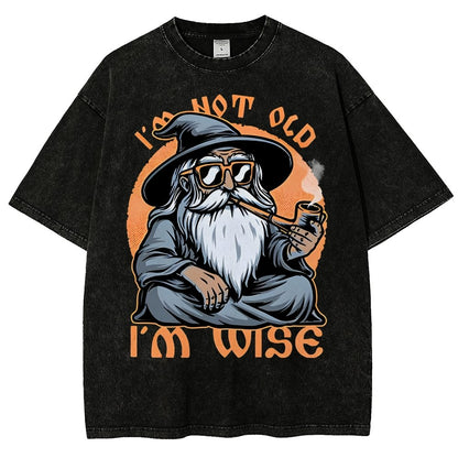 Wise Old Wizard Vintage Distressed T-shirt