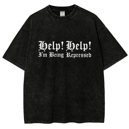 Help! Help! I'm being repressed Vintage Distressed T-shirt