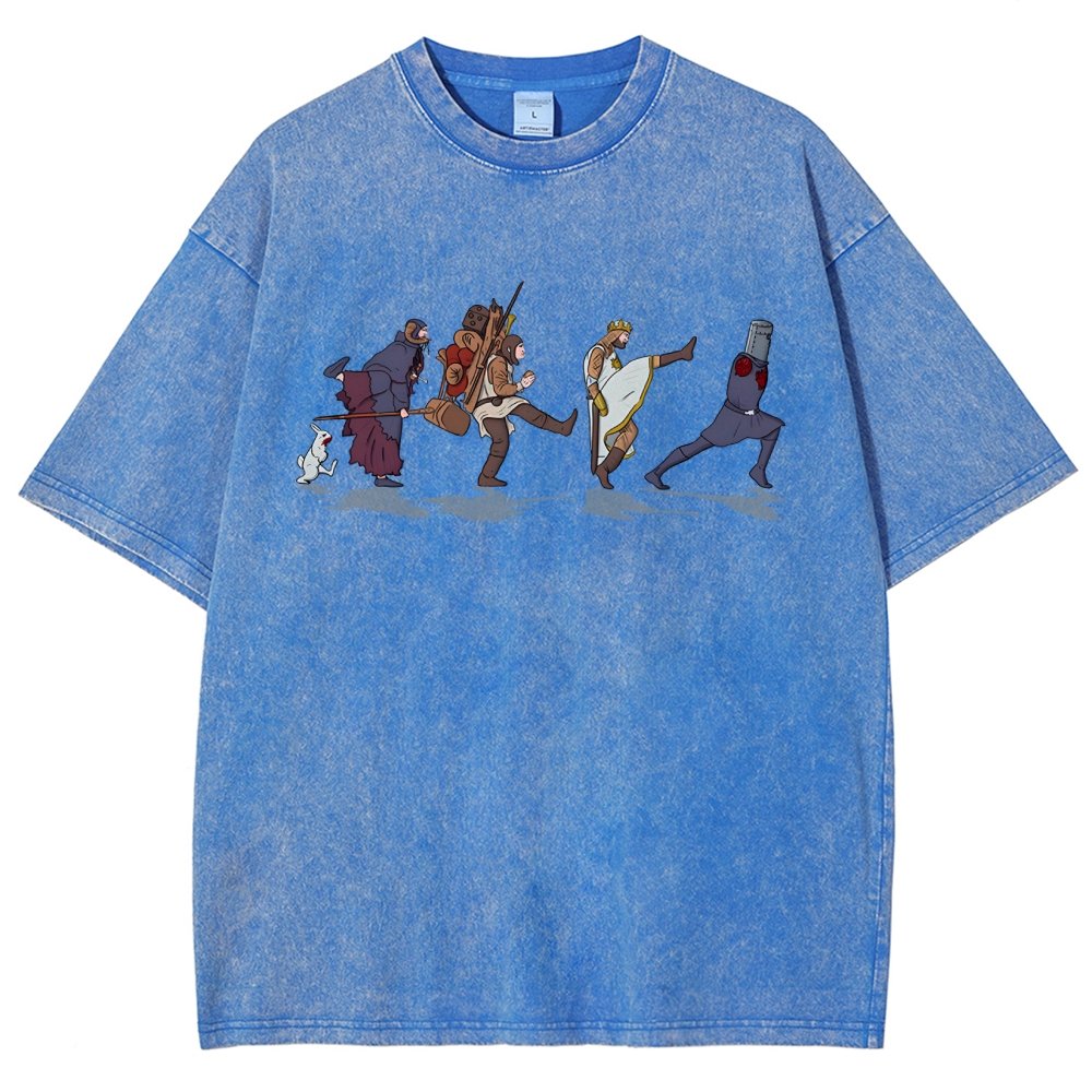 Walking Toward the Grail Vintage Distressed T-shirt