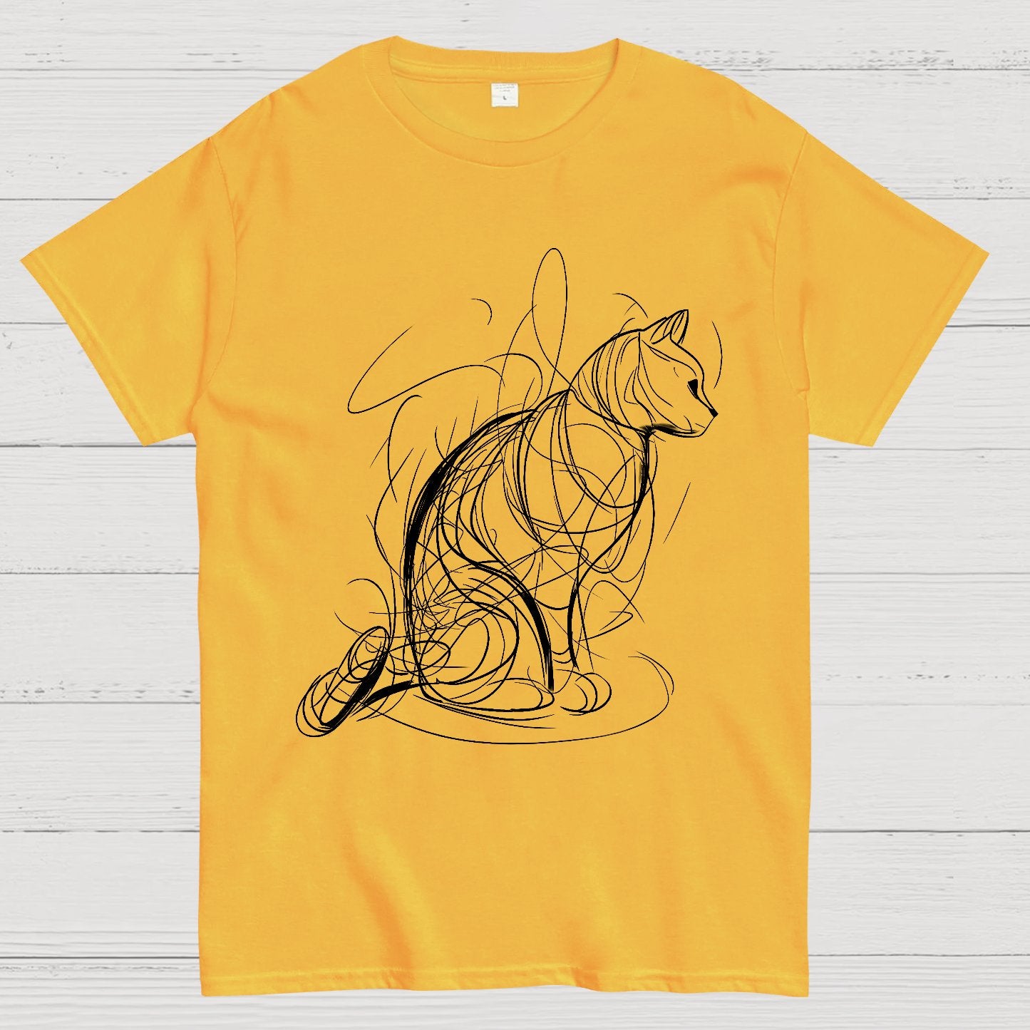 Cat Lines Geek T-Shirt