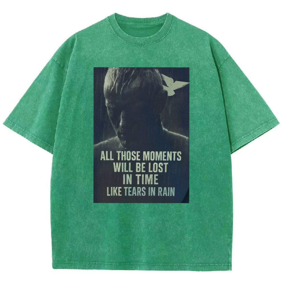 Like Tears in the Rain Vintage Distressed T-shirt