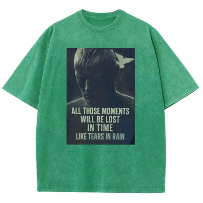 Like Tears in the Rain Vintage Distressed T-shirt