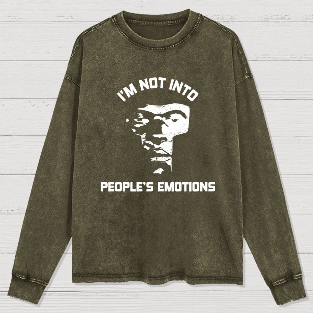 People's Emotions Washed Long Sleeve Tee
