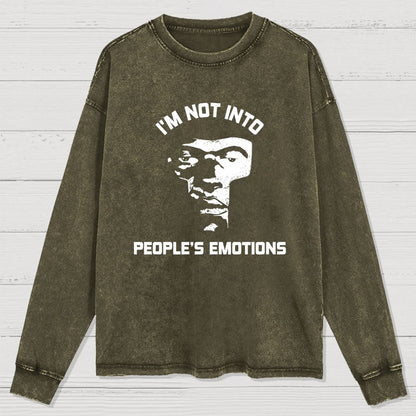 People's Emotions Washed Long Sleeve Tee
